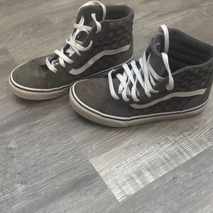 Vans Kids Sneakers in Gray and White